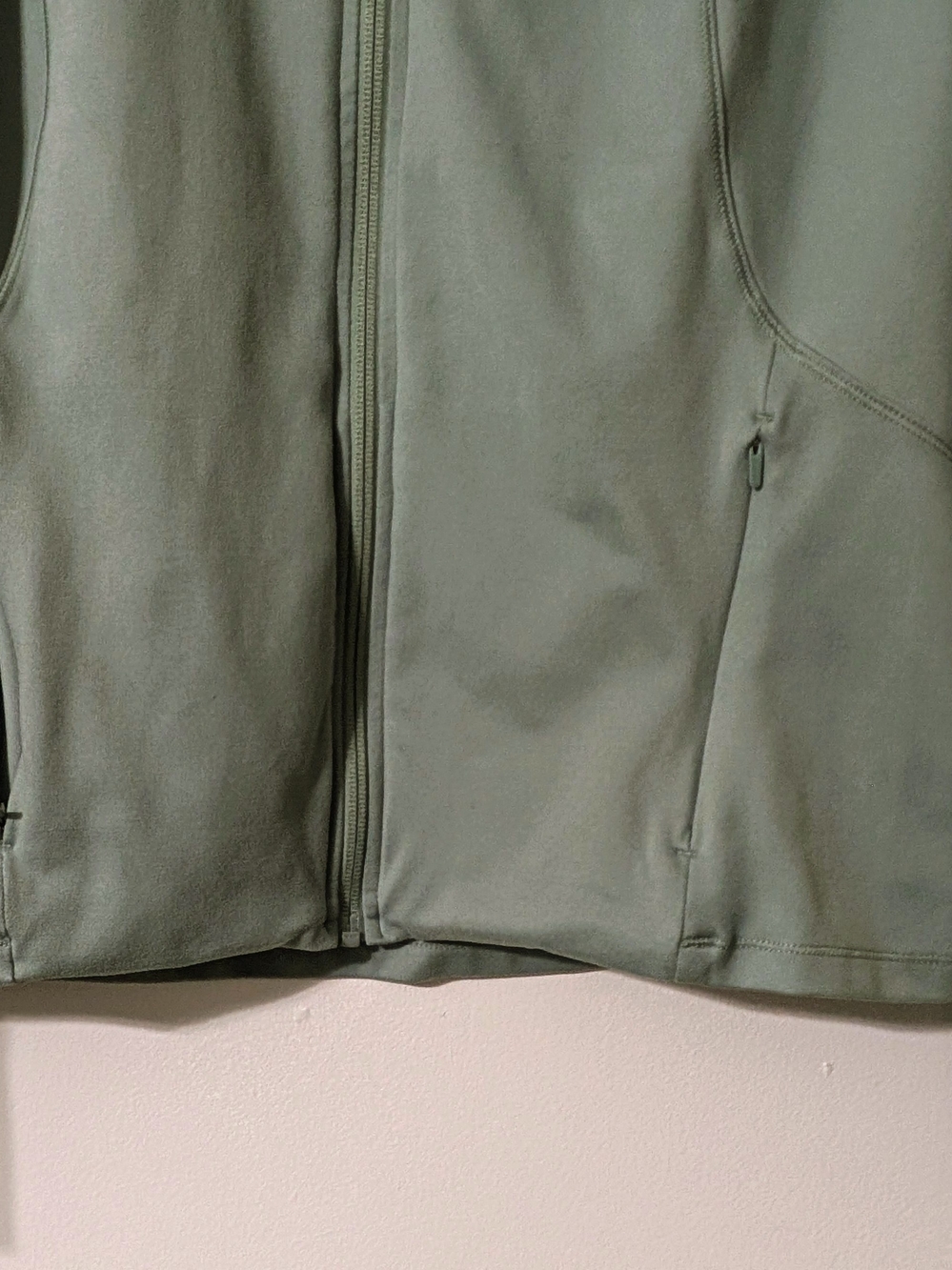 All in Motion Womens Seafoam Green Full Zip Pullover Thumbhole Active Top Size M - Picture 4 of 5